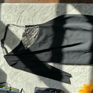 Mango one shoulder dress